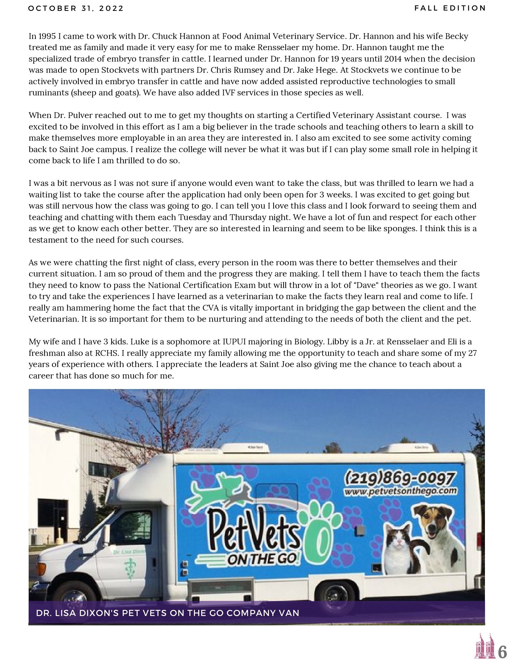 2022 10 31 Newsletter FINAL PG6