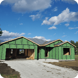 WE House 1 - Exterior Moistureboard