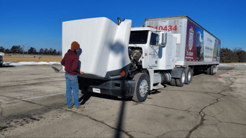 Bryan Garrison Opening Hood (Screenshot)